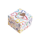 25PCS Large Square Colour Gift Boxes for Valentine's Day Surprise and Lucky Gift