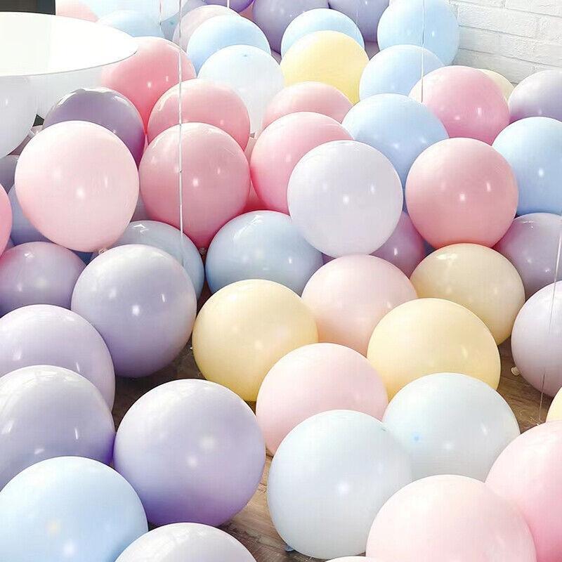 10/100PCS Macaron Large Latex Balloons