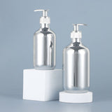 Pump Dispensing Bottle 5-Pack PET Silver and Gold 300ml/500ml