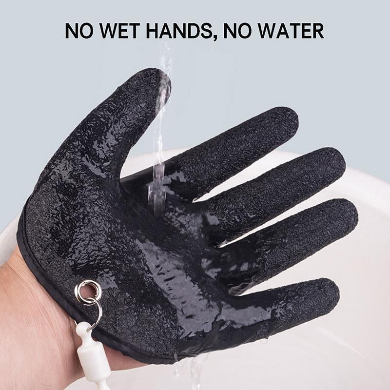 Fisherman Pro Fishing Glove With Magnet Release Catch Anti-slip Cut Resistant 1 Pair