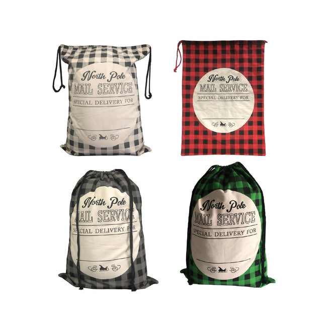 Add a rustic touch to your holiday celebrations with this charming Plaid Christmas Gift Bag. 