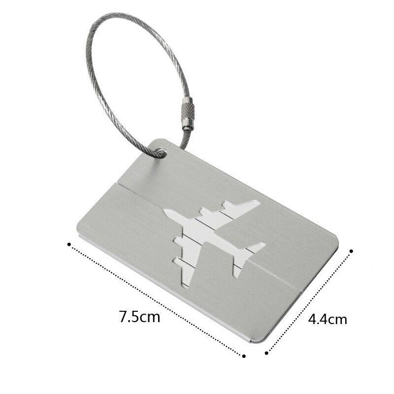 Aluminum Luggage Tags 6Colour 1PC