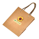 Durable Kraft Paper Sunflower Gift Boxes for Jewelry Packaging 50pcs