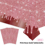 Disposable Waterproof PE Tablecloth 3PCS