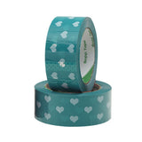 Packing Tape with Heart Print BOPP Strong Adhesive 5 Rolls