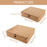 Storage Basket with Lid Organising Box 2PCS