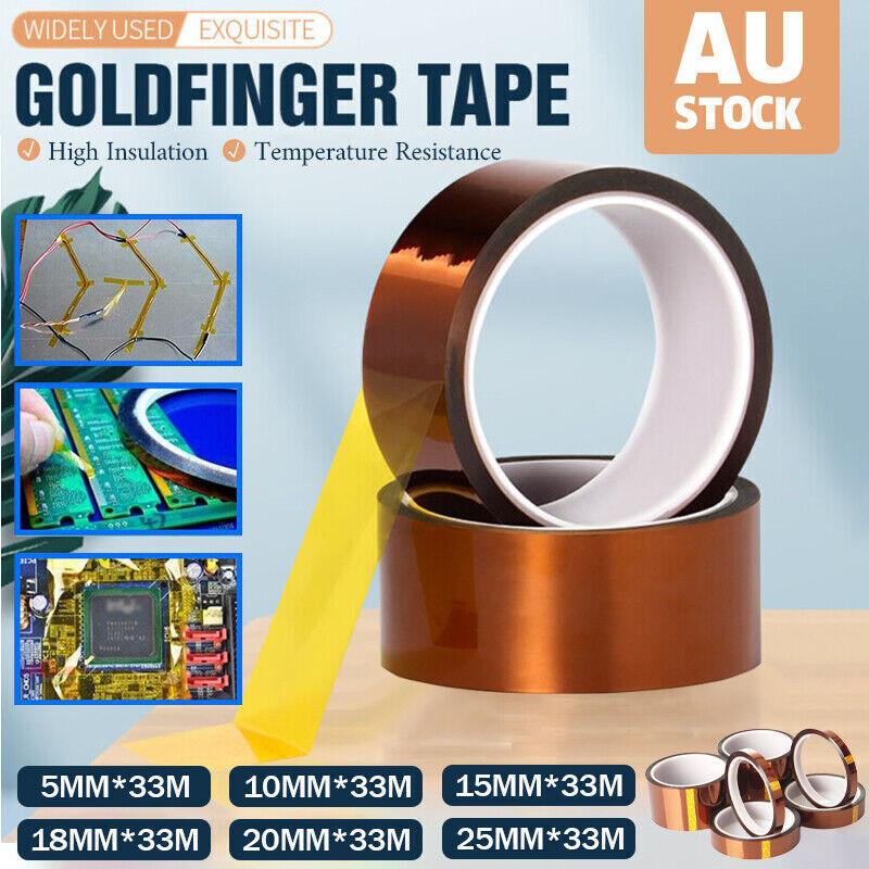 Kapton Tape High Temperature Heat Resistant 33mm 1 Roll