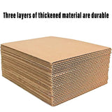 Three-layer Corrugated Cardboard Sheets 50PCS