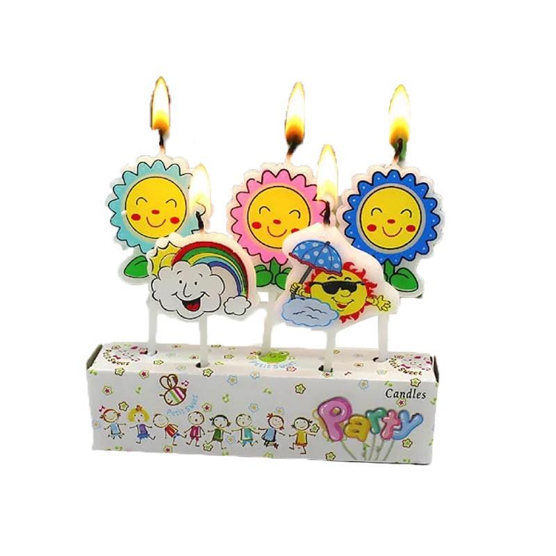 Birthday Cake Candles Party Decorations 1Set