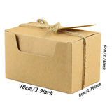 Eco-Friendly Kraft Paper Small Gift Boxes for Parties and Weddings 50pcs