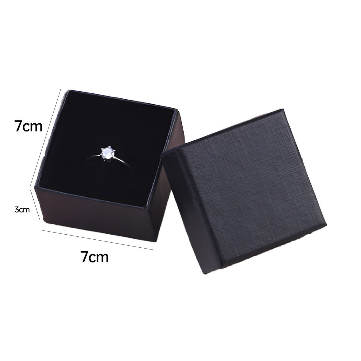 Elegant Cardboard Jewelry Boxes for Rings Earrings and Small Gifts 20pcs