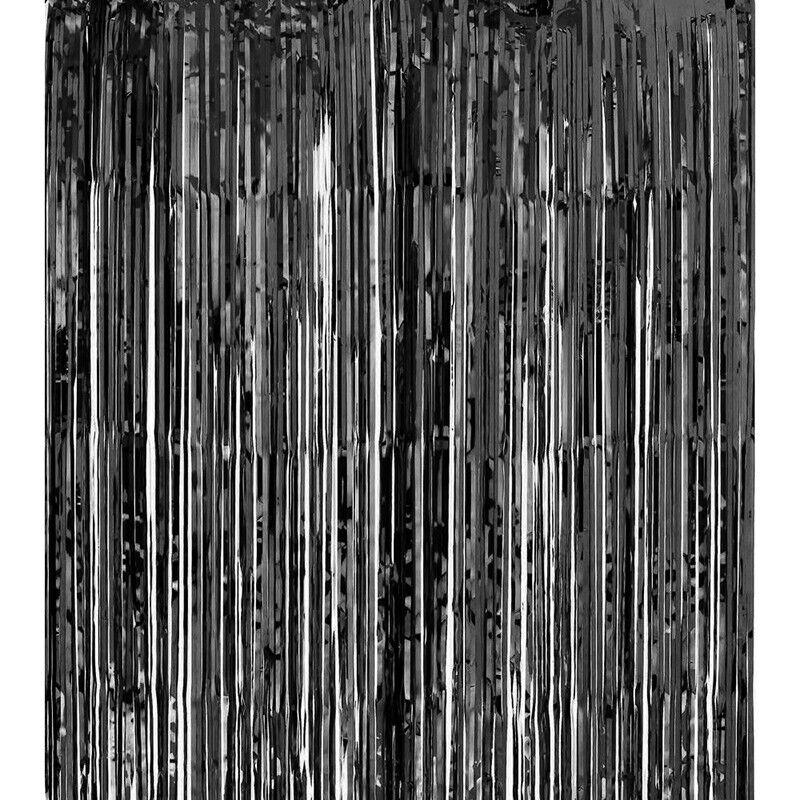 Metallic Tinsel Curtain Backdrop Party Decoration 1PC