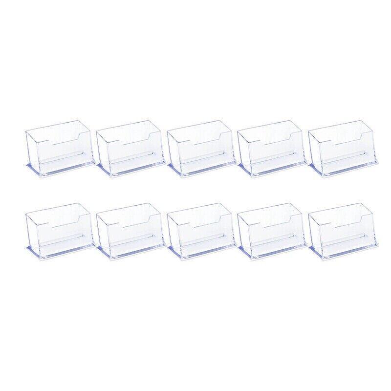 Clear Desktop Business Card Holder 10PCS