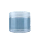 Eco-Friendly PET Clear Plastic Jars for Skincare Clear Plastic Jars with Translucent Caps 10pcs