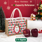 Christmas Santa Claus Gift Bag Holiday Packaging Apple Handbag Cloth Bag