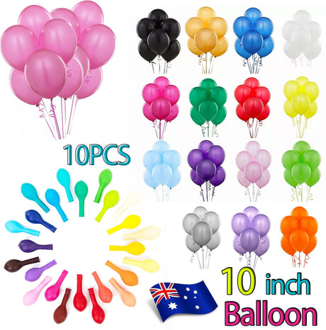 10PCS Colours Latex Balloons Party Decoration