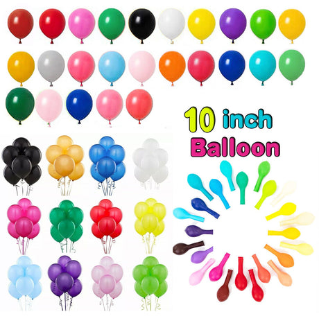 100PCS 22 Colours Latex Balloons Party Decoration