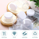 BPA-Free PET Plastic Clear Plastic Jars for Skincare Creams Lotions 10pcs