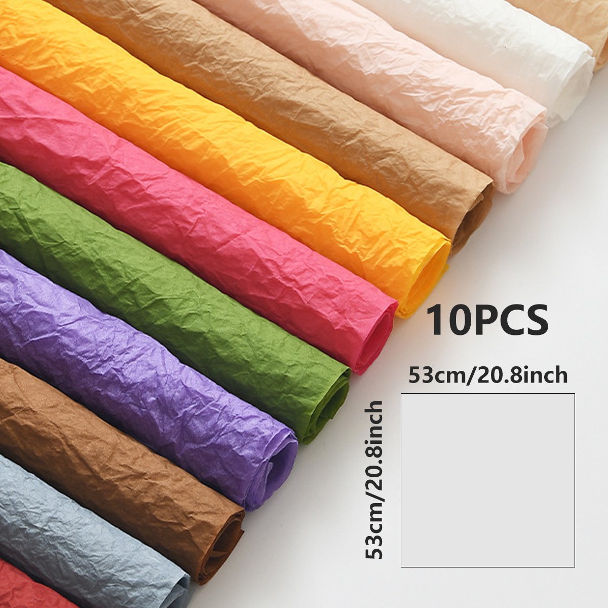 Add a touch of elegance to your flower bouquets with these vibrant and durable pleated Chennai papers. 