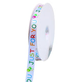 Polyester Happy Birthday Ribbon for Decorations 2CM*100Yard