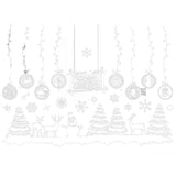 Christmas Window Stickers Wall Decal 1Pack