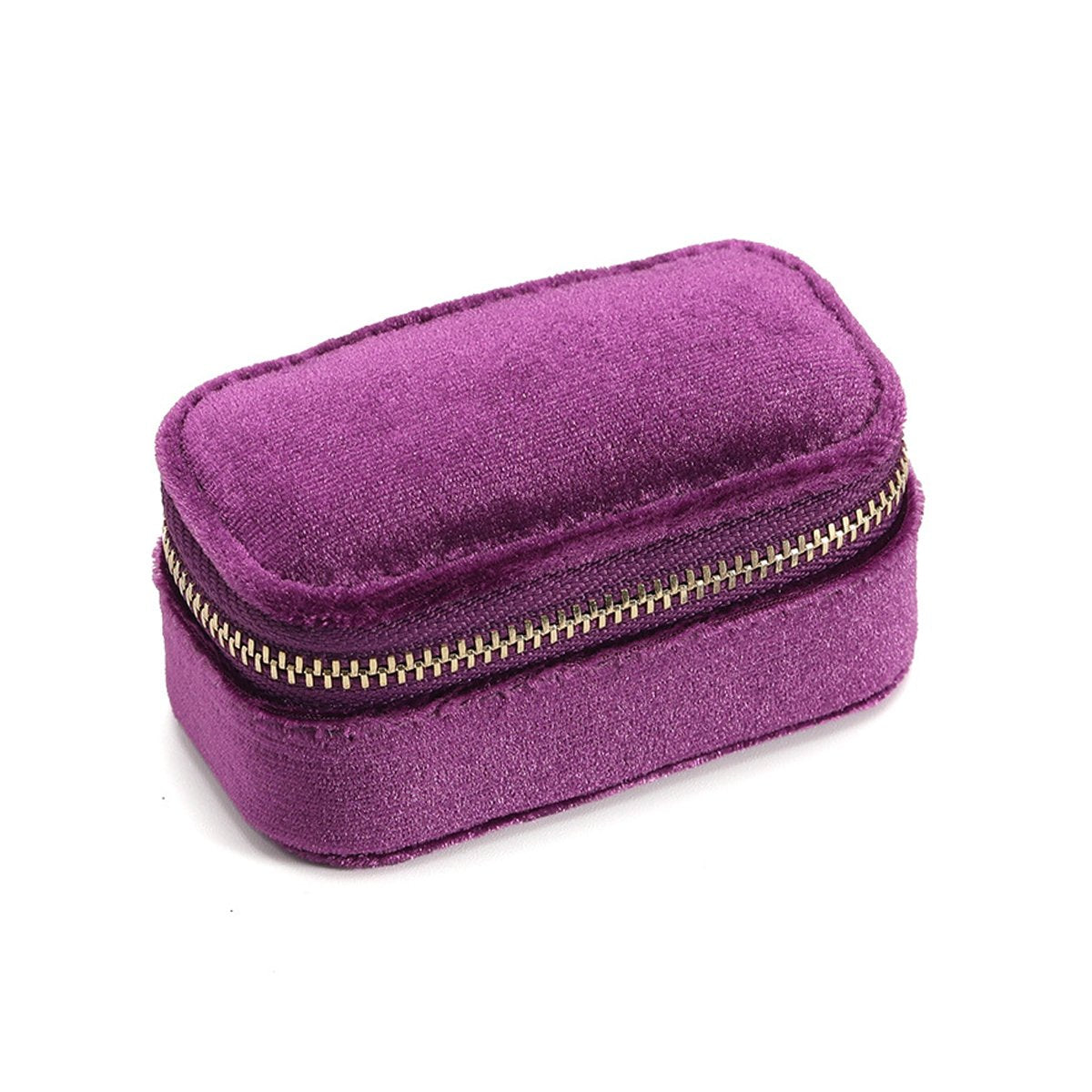 Velvet Travel Mini Portable Ring Earring Box Jewelry Boxs