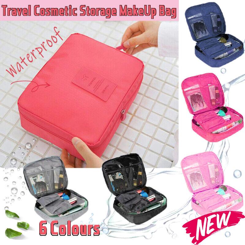 Travel Wash Storage Cosmetic Bag 6Colours 1PC