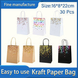 Party Kraft Paper Bronzing Small Love Gift Bag Candy Bag In Wholesale