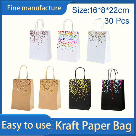 Party Gift Kraft Paper Candy Bag 30PCS