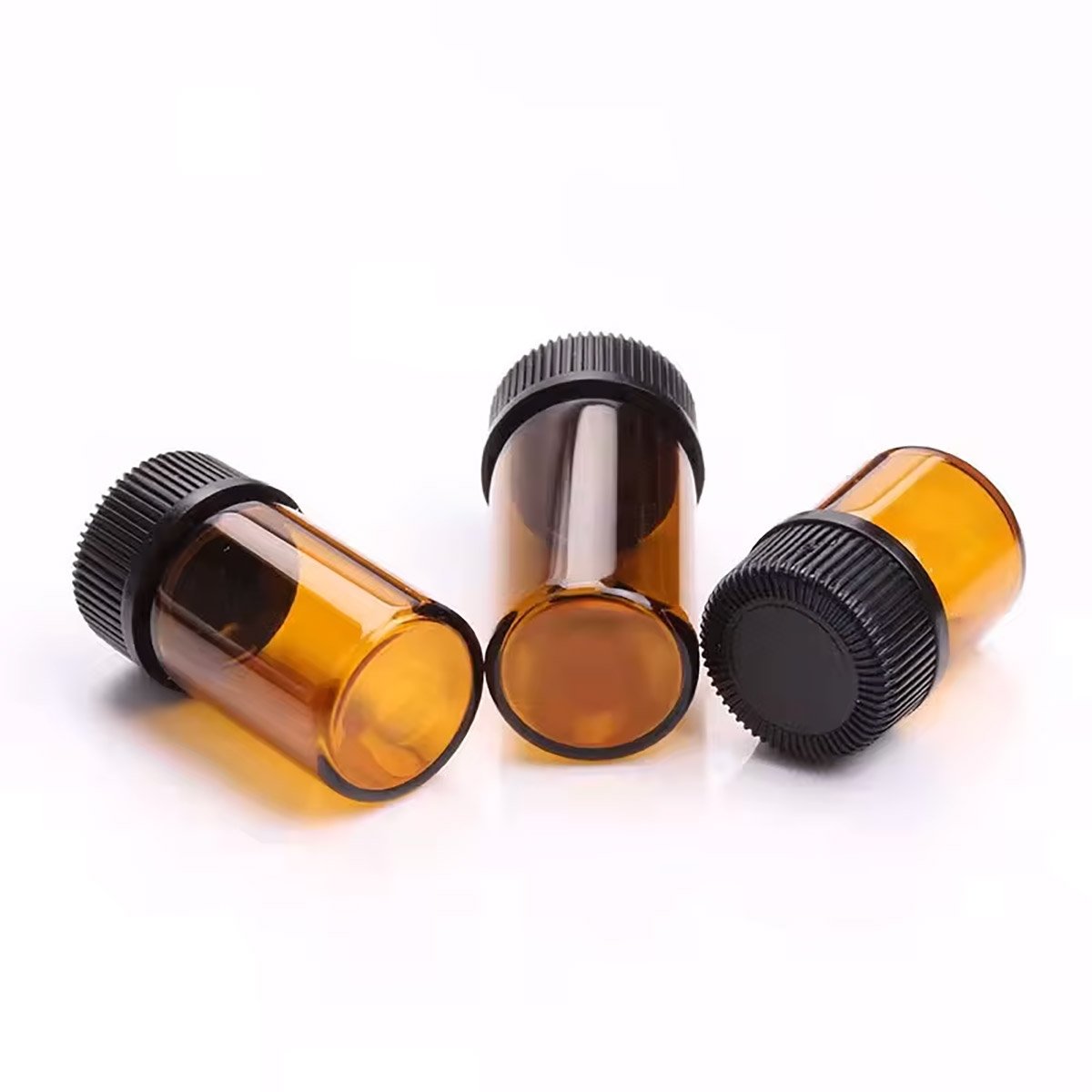 Amber Glass Bottle Essential Oils 5PCS