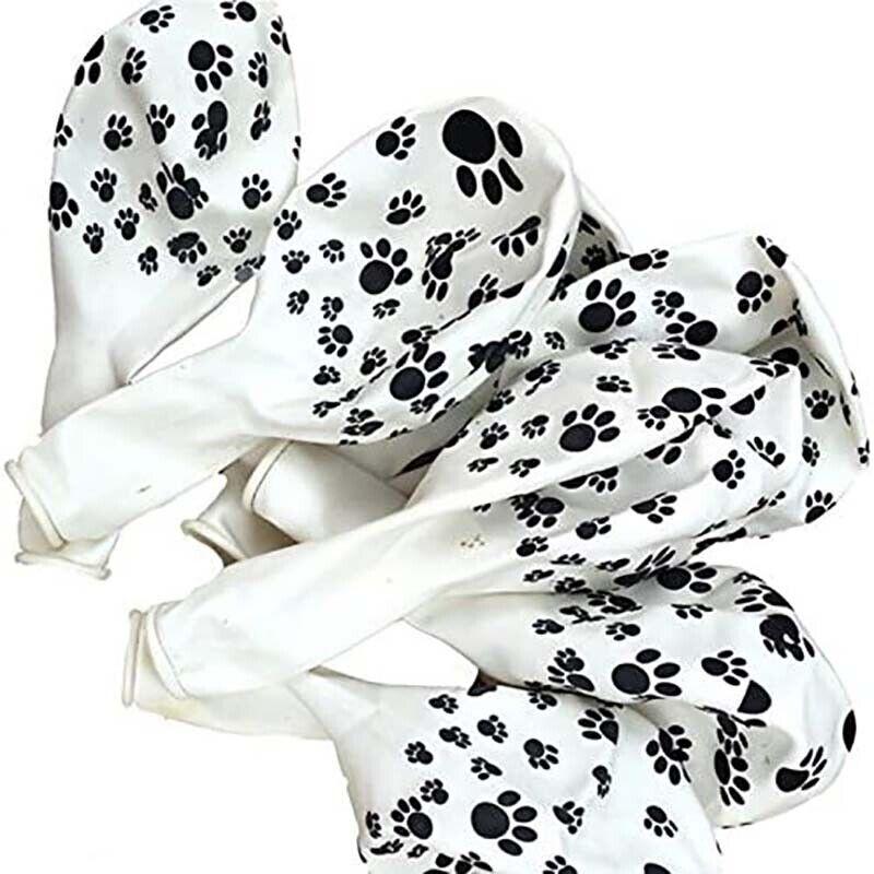 Paw Print Latex Balloons 12PCS