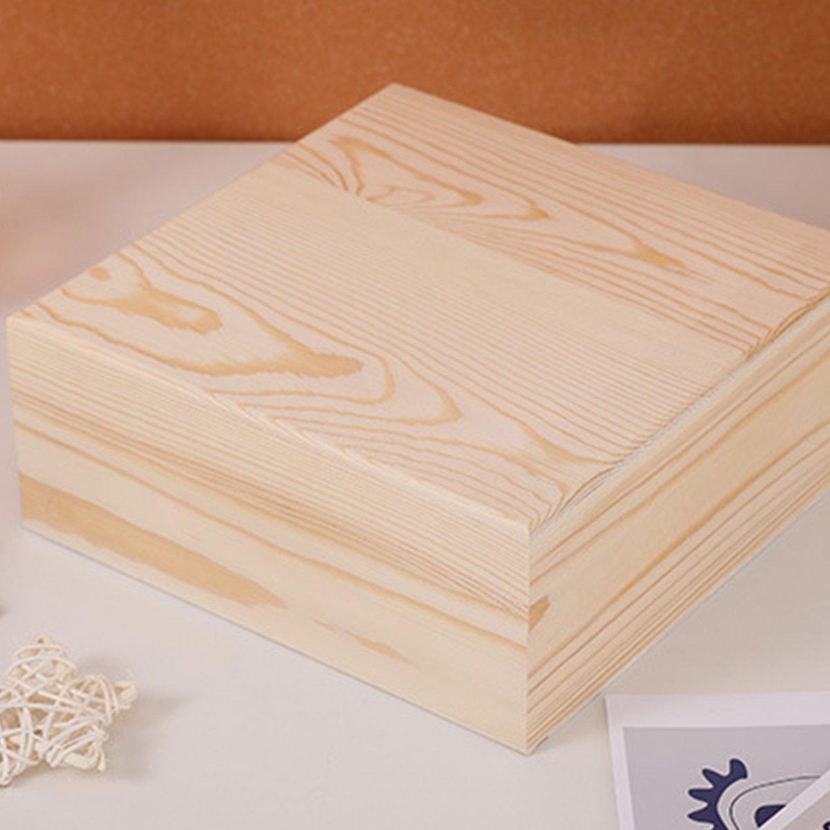 Solid Wood Gift Box 10PCS Large Size