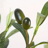 5PCS Fake Olive Leave With Fruit