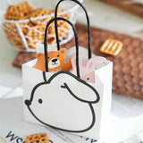 Durable Paper Rabbit Gift Bags with Handles for All Occasions 50pcs