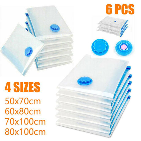 Vacuum Storage Bags 6PCS