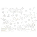 Christmas Window Stickers Wall Decal 1Pack