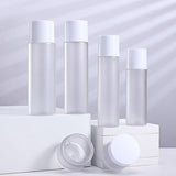 High-Quality PET Plastic Frosted Dispenser Bottles for Skincare Lotions 10pcs