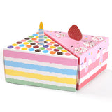 Add a touch of sweetness to your next celebration with these adorable triangular cake-shaped candy boxes.