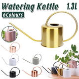 High-Quality Metal Retro Watering Can for Indoor and Garden Plants 1.3L