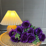 10pcs Artificial Silk Simulation Rose Flowers