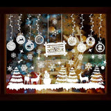 Christmas Window Stickers Wall Decal 1Pack