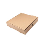 Kraft Pizza Boxes Corrugated Cardboard Durable Eco-Friendly 25PCS