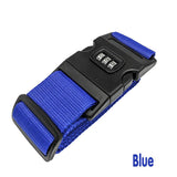 Luggage Strap Code Password Travel Suitcase Secure Lock Safe Nylon Packing Belt