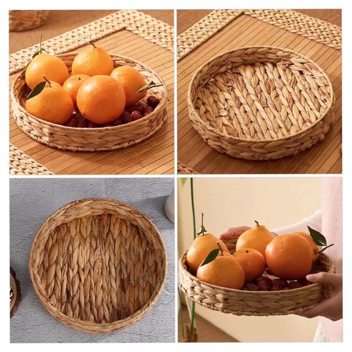 Woven Basket 2PCS Round