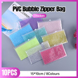 Bubble Ziplock Bags PVC durable versatile use 10 pcs