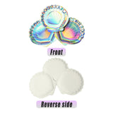 Shell-shaped Paper Plates 100 Pack High-Quality Iridescent Party Supplies