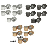 Iron Can Window Cake Box Grey 10PCS