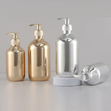 Pump Dispensing Bottle 5-Pack PET Silver and Gold 300ml/500ml