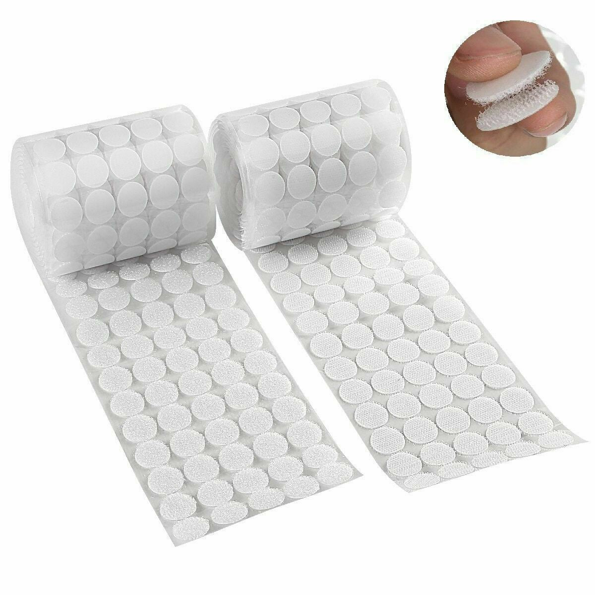 Durable Polyester and Nylon Hook and Loop Stickers for Crafting and Sewing 100pcs