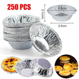 Aluminum Foil Baking Egg Tart Mould 250PCS